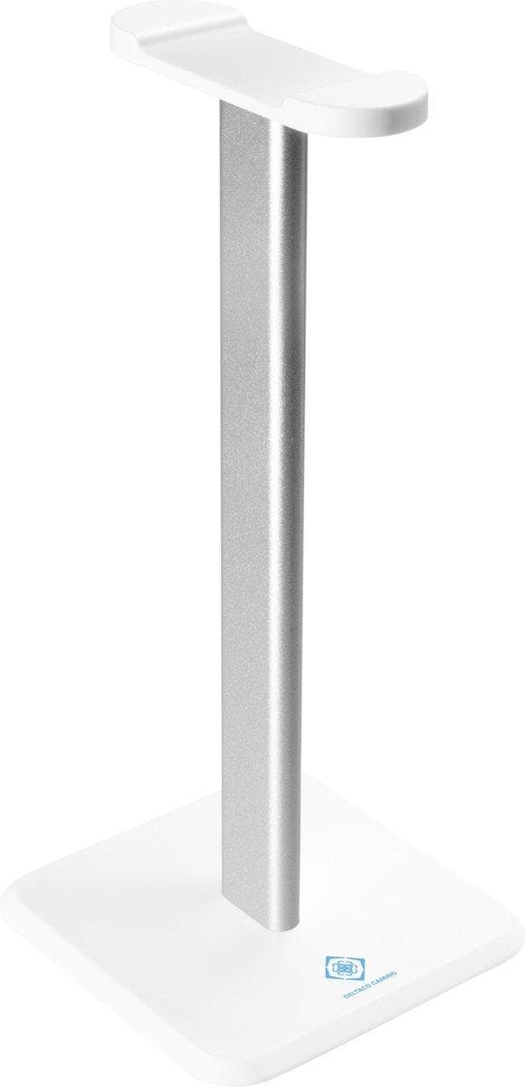 DELTACO GAM-071-W Universal hörlurshållare - Aluminium - Anti-halk - Vit