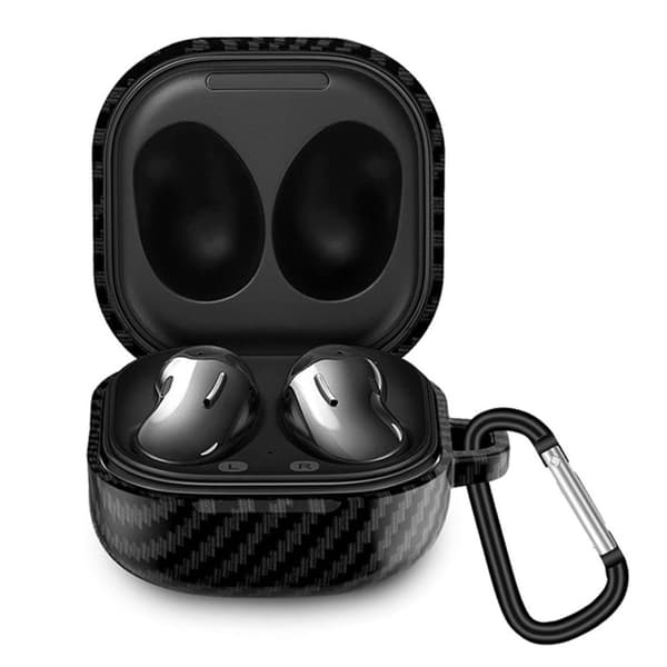 Etui til Samsung Galaxy Buds PRO / LIVE / Buds 2 Portable Carbon Fiber-hodetelefoner Beskyttelsesetui