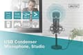 Miniatyrbild 7 av 11: DIGITUS kondensatormikrofon USB 1,5 m 192kHz/24Bit (DA-20300)