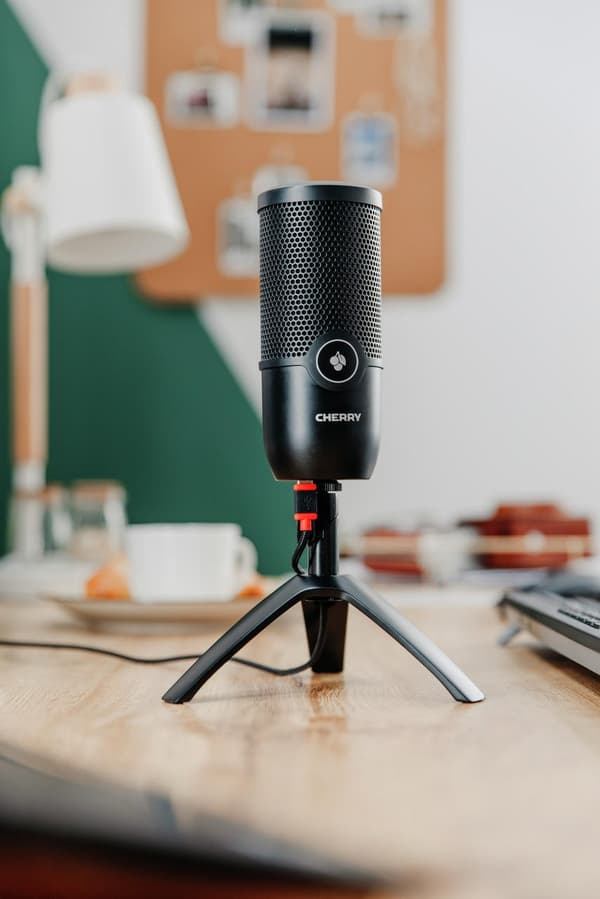CHERRY UM 3.0 - Skrivebordsmikrofon - 24 bit - 96 kHz - 120 dB - cardioid - kablet (JA-0700)