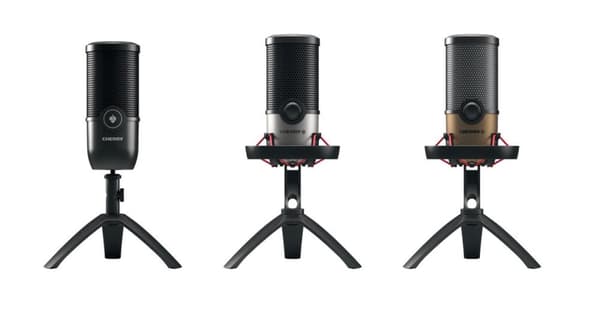CHERRY UM 3.0 - Skrivebordsmikrofon - 24 bit - 96 kHz - 120 dB - cardioid - kablet (JA-0700)