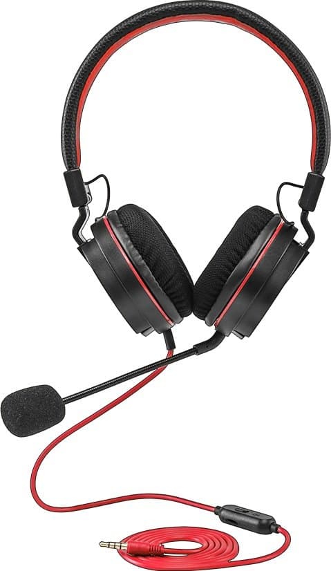 Snakebyte Head:Set S Headset Wired Head-band Gaming Black, Red