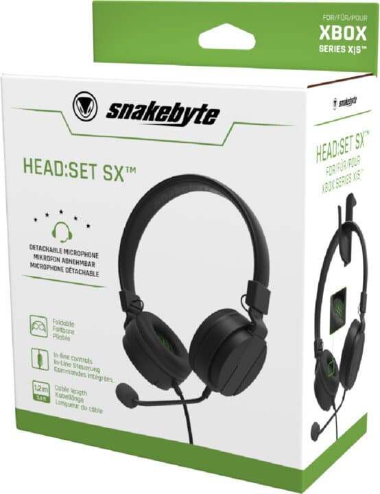 Snakebyte HEAD:SET SX (SERIES X|S) Headset Wired Head-band Music Black