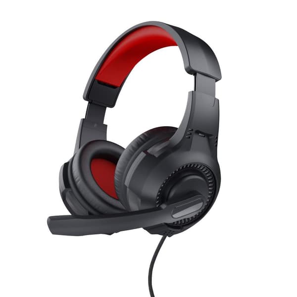 Casti Trust Basics gaming, negru "TR-24785" (timbru verde 0.8 lei)