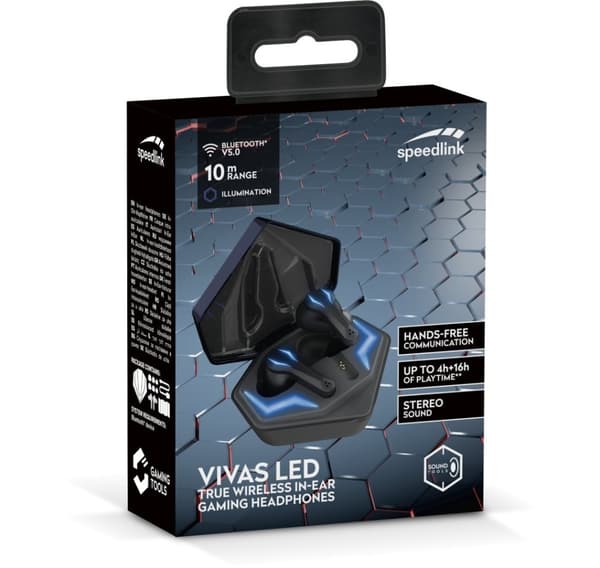 Speedlink trådlösa hörlurar Vivas (SL-860200-BK)