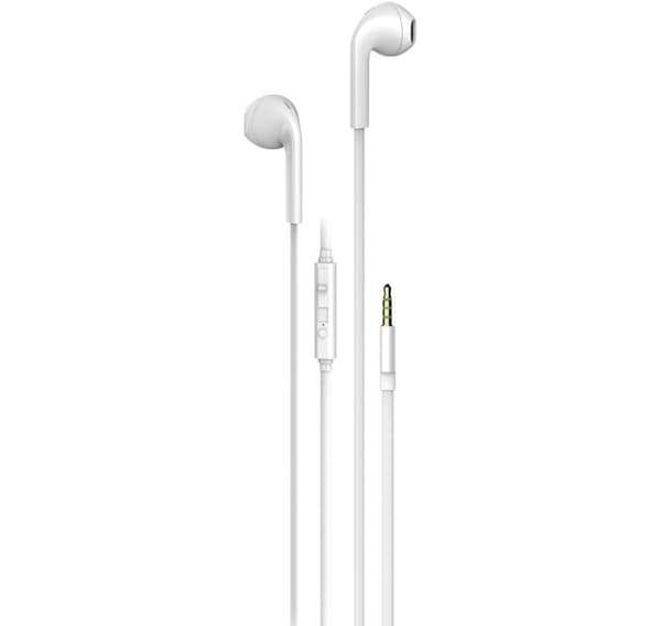 Vivanco headset Stereo Earbuds, vit (61741)