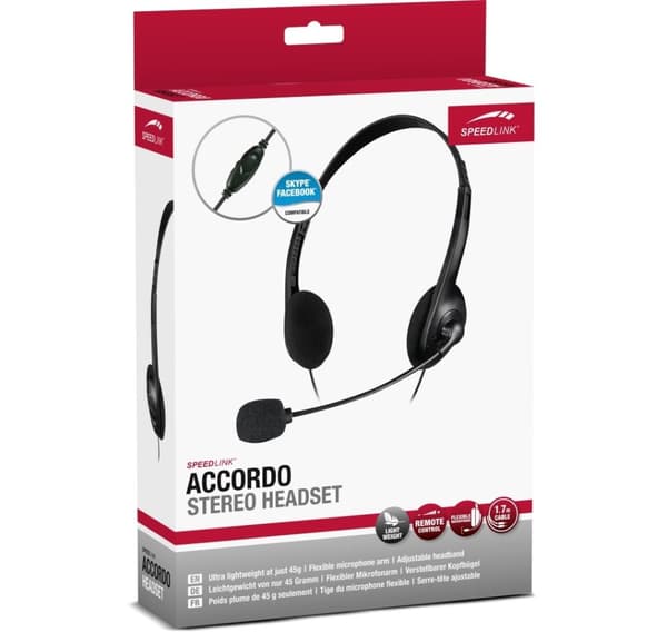 Speedlink headset Accordo (SL-870003-BK)