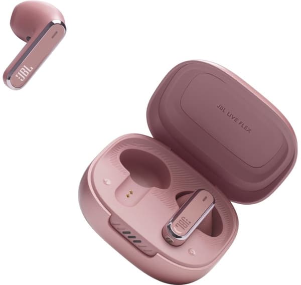 JBL trådlösa hörlurar Live Flex, rosa