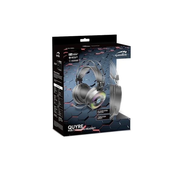 Speedlink-headset Quyre RGB 7.1, svart (SL-860006-BK)