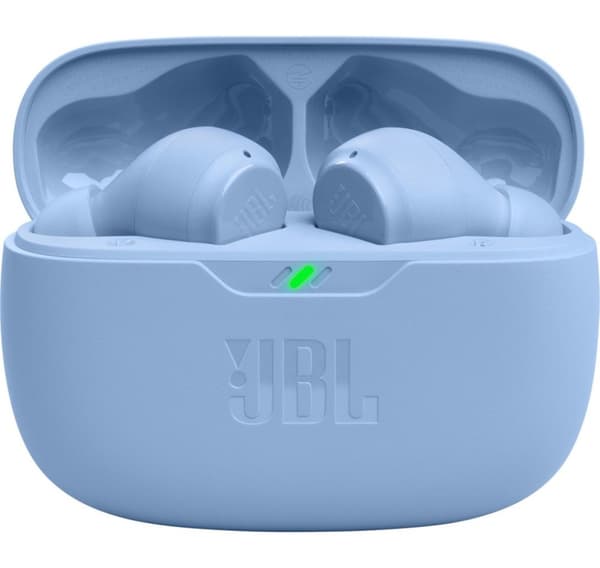 JBL trådlösa hörlurar Wave Beam, blå