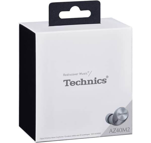 Technicsin langattomat kuulokkeet EAH-AZ40M2ES, hopea
