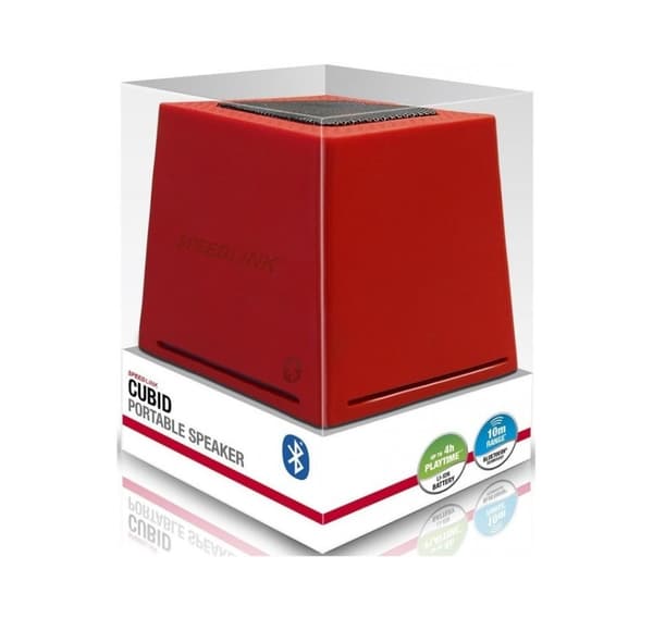 Speedlink-högtalare Cubid BT, röd (SL-8904-RD)