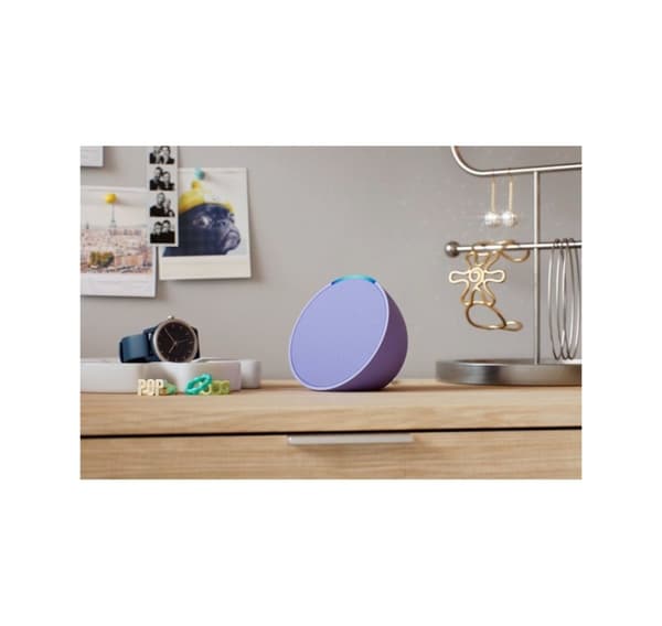 Amazon älykäs kaiutin Echo Pop, laventelin kukinta