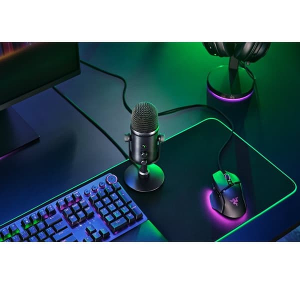 Razer mikrofoni Seiren V2 Pro, musta