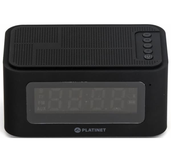 Platinet Bluetooth høyttaler + vekkerklokke 5W PMGC5B
