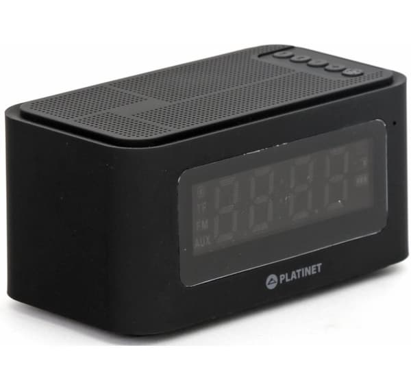 Platinet Bluetooth høyttaler + vekkerklokke 5W PMGC5B