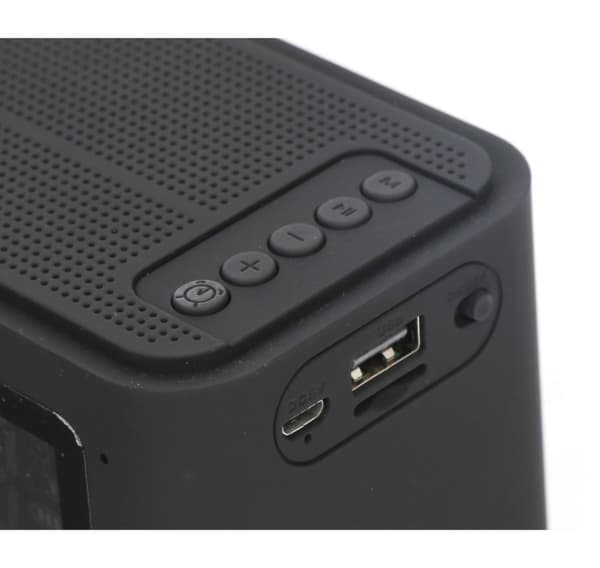 Platinet Bluetooth høyttaler + vekkerklokke 5W PMGC5B