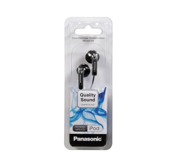 Panasonic øretelefoner RP-HV154E-K, svarte