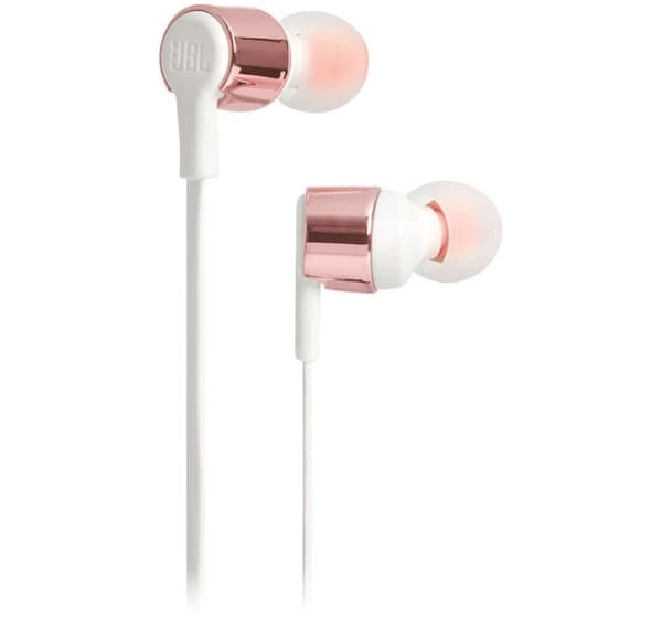 JBL headset T210, rosa guld