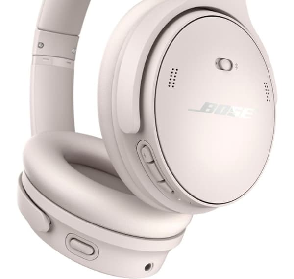 Bose trådlösa headset QuietComfort hörlurar, vit
