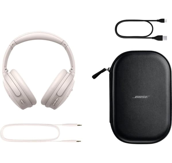 Bose trådlösa headset QuietComfort hörlurar, vit
