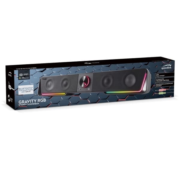 Speedlink lydplanke Gravity RGB (SL-830200-BK)