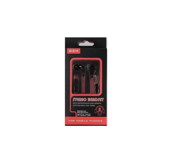 Vivanco headset HS 200 RE, röd (31435)