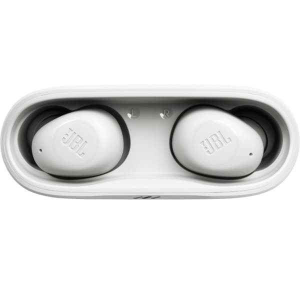 JBL trådløse hodetelefoner Wave Buds, hvit