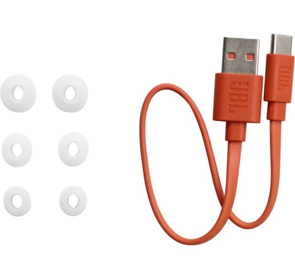 JBL trådløse hodetelefoner Wave Buds, hvit