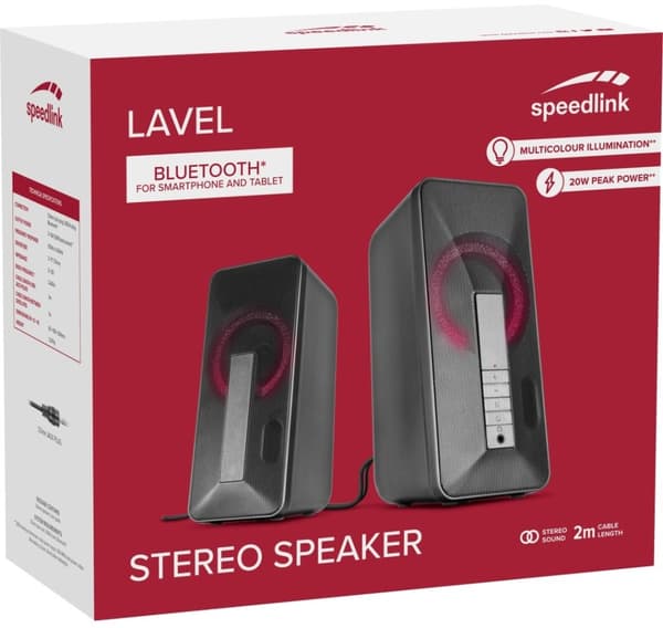 Speedlink-kaiuttimet Lavel (SL-810007-BK)