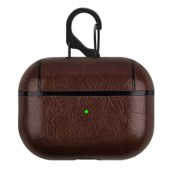 AirPods Pro 2 Skal Fodral Läder PC Brun