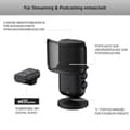 Miniatyrbillede 3 af 6: Sony ECM-S1 | ECM-S1 trådløs standmikrofon til podcasts, streaming og møder