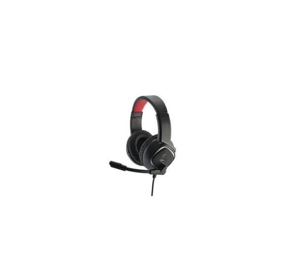 Spelheadset GS301, svart/röd, MRGS301, MEDIARANGE