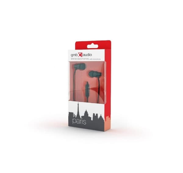 Kuulokkeet paris in-ear black/mhs-ep-cdg-b, Gembird