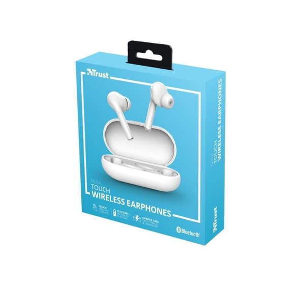Headset nika touch bluetooth/hvit 23705, Trust