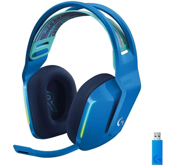 Headset gaming g733 wrl/blå 981-000943, Logitech