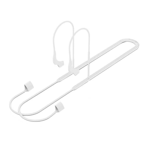 Silikonsnöre med glasögon fäste Apple Airpods Pro - Vit