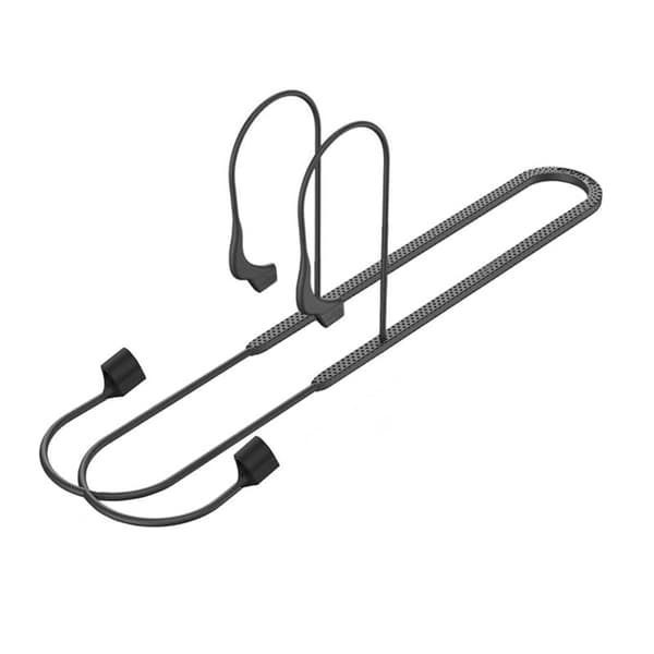 Silikoninauha silmälasien kiinnikkeellä Apple Airpods Pro - Musta