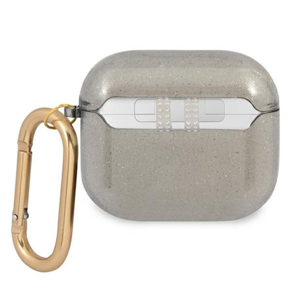 Guess 4G Glitter - Airpods 3 etui (sort)