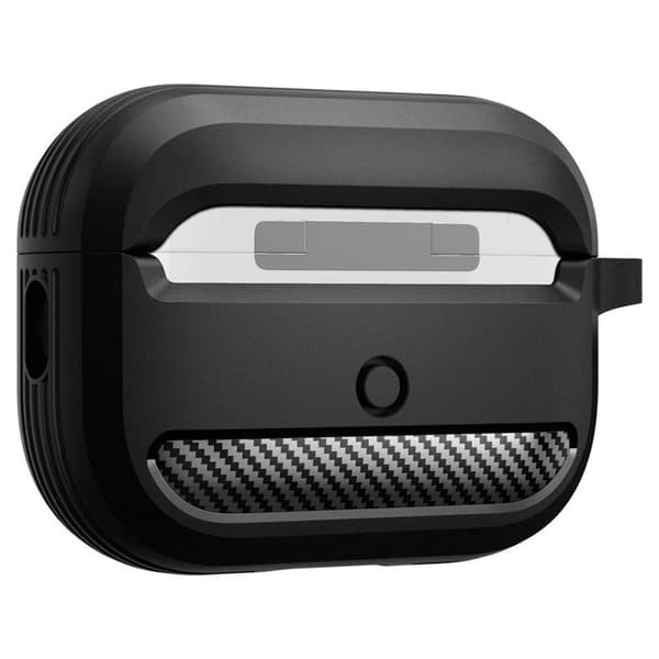 Spigen Rugged Armor - Kotelo Apple Airpods Pro 1/2:lle (musta)