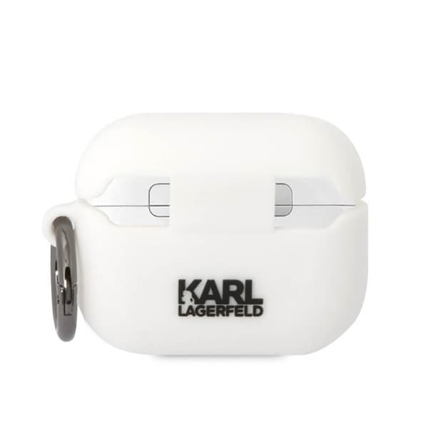 Karl Lagerfeld Silikone NFT Choupette Head 3D - AirPods Pro Case (Hvid)