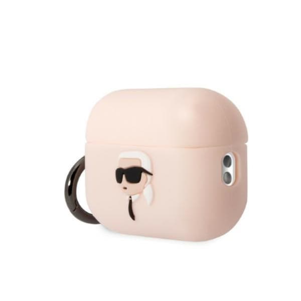 Karl Lagerfeld Silikone NFT Karl Head 3D - AirPods Pro 2 etui (Pink)