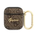 Miniatyrbild 1 av 3: Guess 4G Script Metal Collection - AirPods-fodral 1/2 Gen (brunt)
