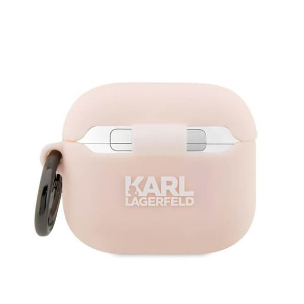 Karl Lagerfeld Silikon NFT Choupette Head 3D - AirPods 3 Fodral (Rosa)