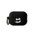 Miniatyrbild 1 av 4: Karl Lagerfeld Silikon NFT Choupette Head 3D - AirPods Pro 2 Fodral (svart)