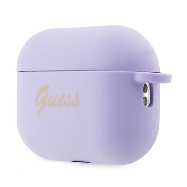 Guess Silicone Heart Charm - AirPods Pro 2 Fodral (lila)