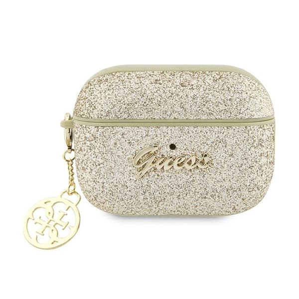 Guess 4G Glitter Flake - AirPods Pro 2-fodral (guld)