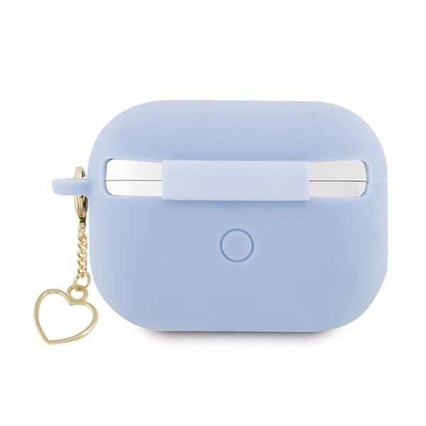 Guess Silicone Heart Charm - AirPods Pro 2 Fodral (blå)