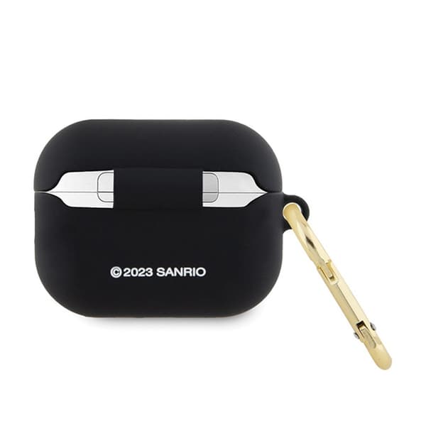Hello Kitty Silikone 3D Kitty Head - AirPods Pro 2 etui (sort)
