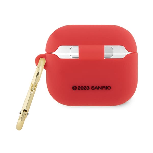 Hello Kitty silikoni 3D Kitty Head - AirPods 3 -kotelo (fuksia)